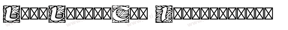 LinoLetterCut Italic字体转换